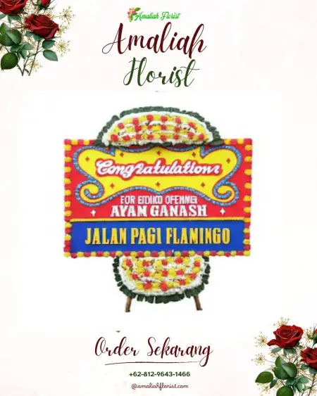 Sewa Papan Bunga Megulunglor